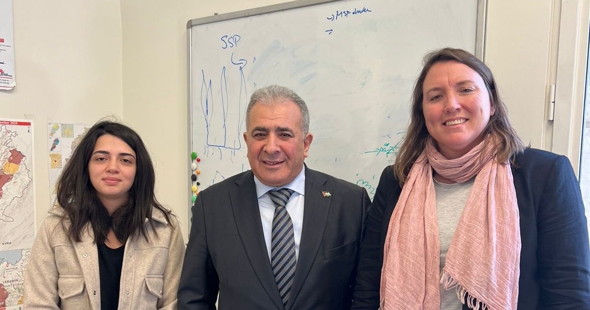 السفير الاسعد يلتقي رئيسة بعثة منظمة اطباء بلا حدود في لبنان