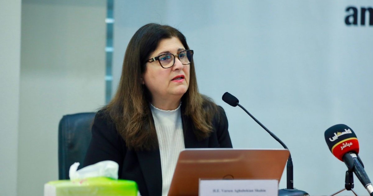 وزيرة الخارجية تطلع السلك الدبلوماسي على تصاعد إرهاب المستوطنين في الضفة الغربية