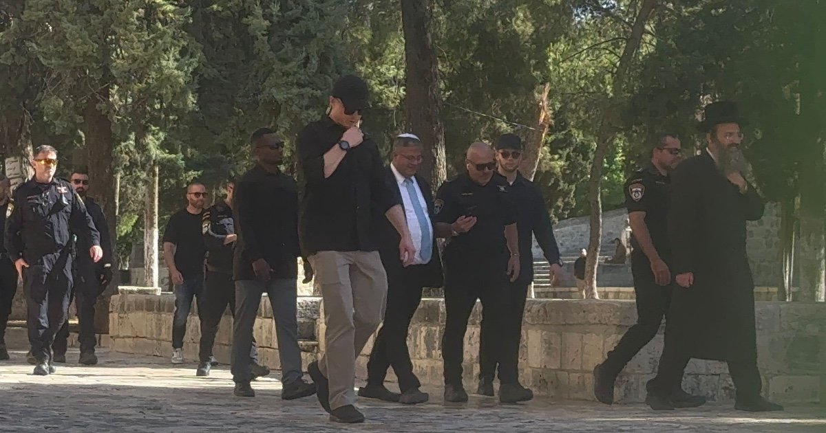 المتطرف بن غفير يقتحم المسجد الأقصى