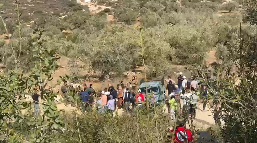 مستعمرون يهاجمون المزارعين ويجبرونهم على مغادرة أراضيهم شرق رام الله