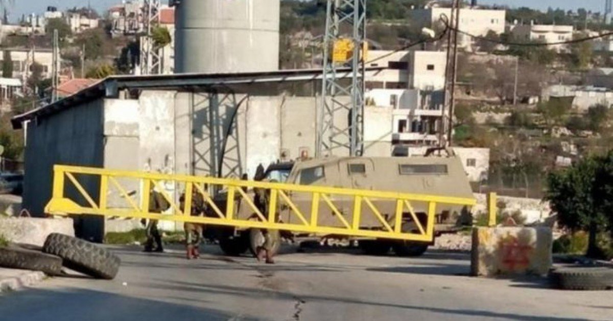 قوات الاحتلال تغلق منطقة التل في الخضر جنوب بيت لحم