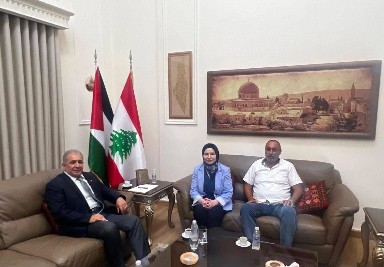 السفير الأسعد يستقبل المديرة العامة للشؤون السياسية و الاجتماعية فاتن يونس