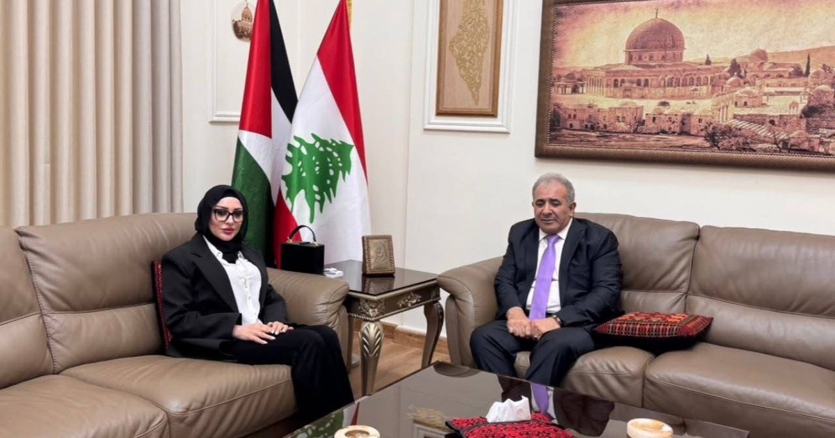 السفير الاسعد يستقبل الصحفية اية المسلماني