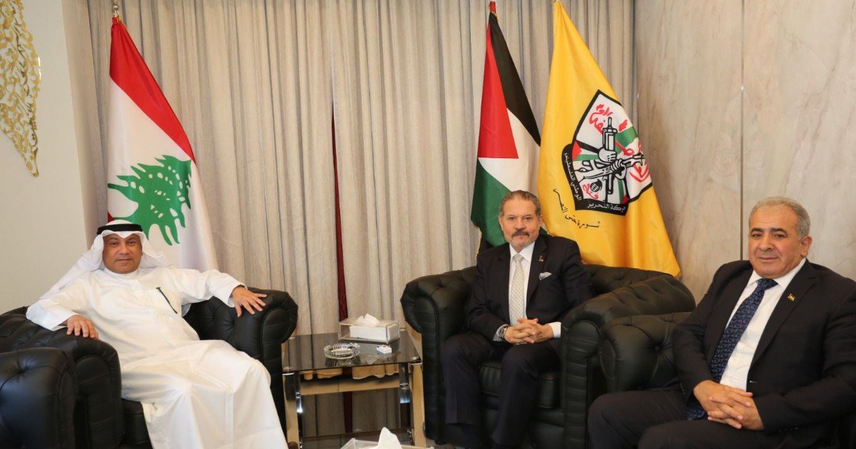 السفير الكويتي في زيارة بروتوكولية إلى سفارة دولة فلسطين