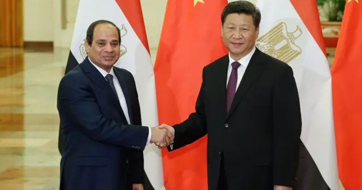 الرئيسان المصري والصيني يؤكدان ضرورة التوصل إلى تسوية عادلة للقضية الفلسطينية وفقا لمقررات الشرعية الدولية