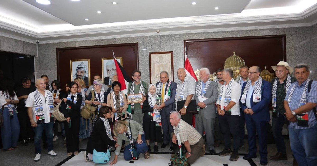 السفير الاسعد يستقبل لجنة كي لا ننسى صبرا وشاتيلا