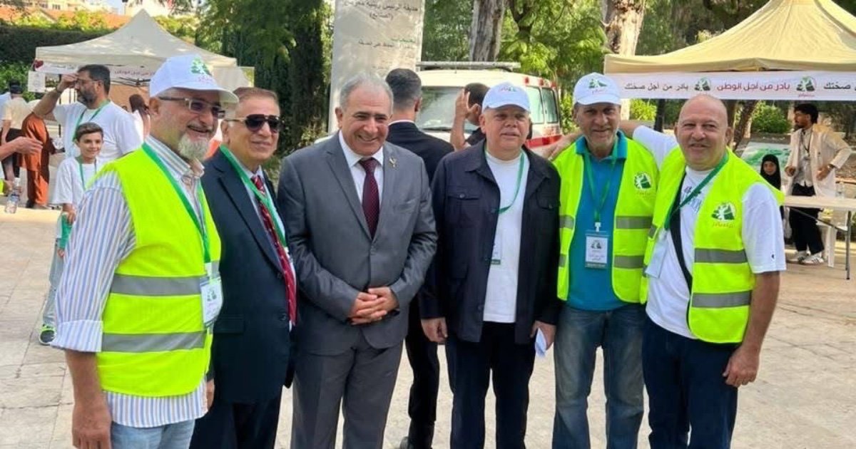 السفير الاسعد يشارك في يوم صحي لجمعية حركة بادر