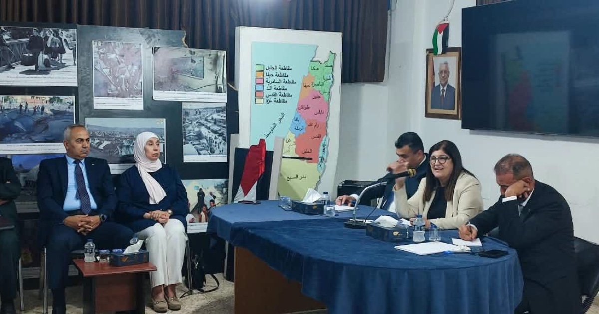 ‏وزيرة الخارجية والمغتربين الفلسطينية تلتقي أبناء الجالية الفلسطينية في ليبيا
