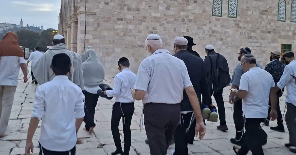 عشرات المستعمرين يقتحمون المسجد الأقصى المبارك