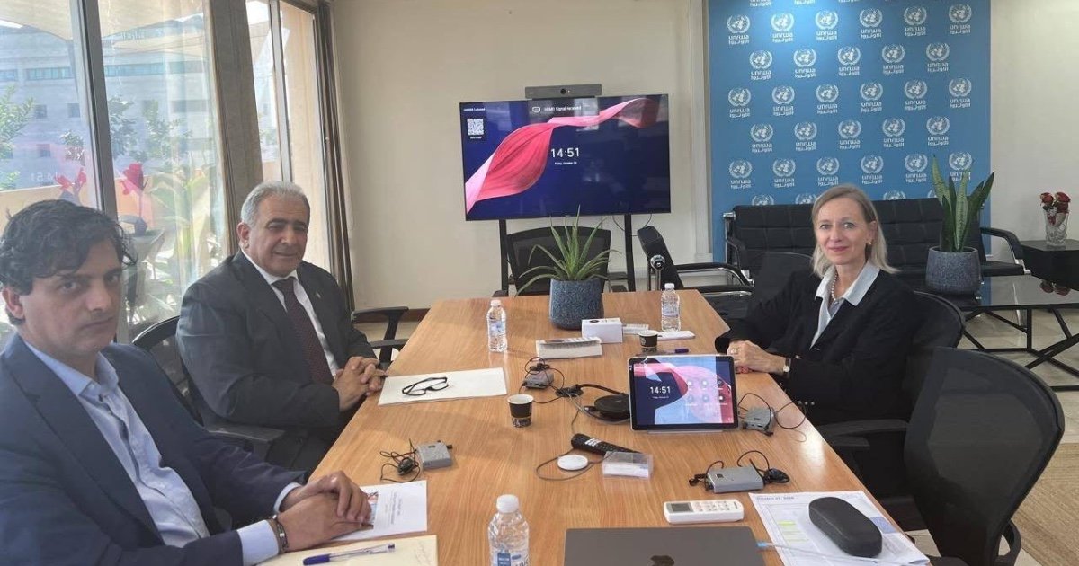 السفير الاسعد يلتقي مديرة شؤون وكالة الاونروا في لبنان
