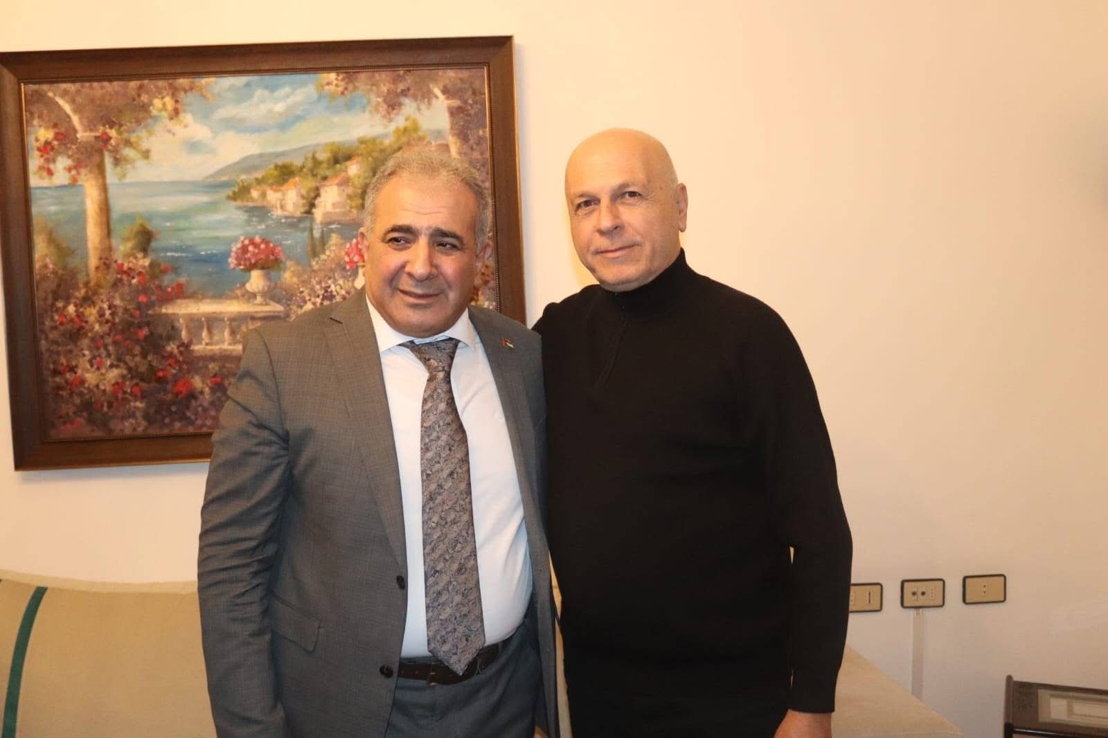 السفير الاسعد يزور رئيس بلدية برج الشمالي السابق مصطفى شعيتلي