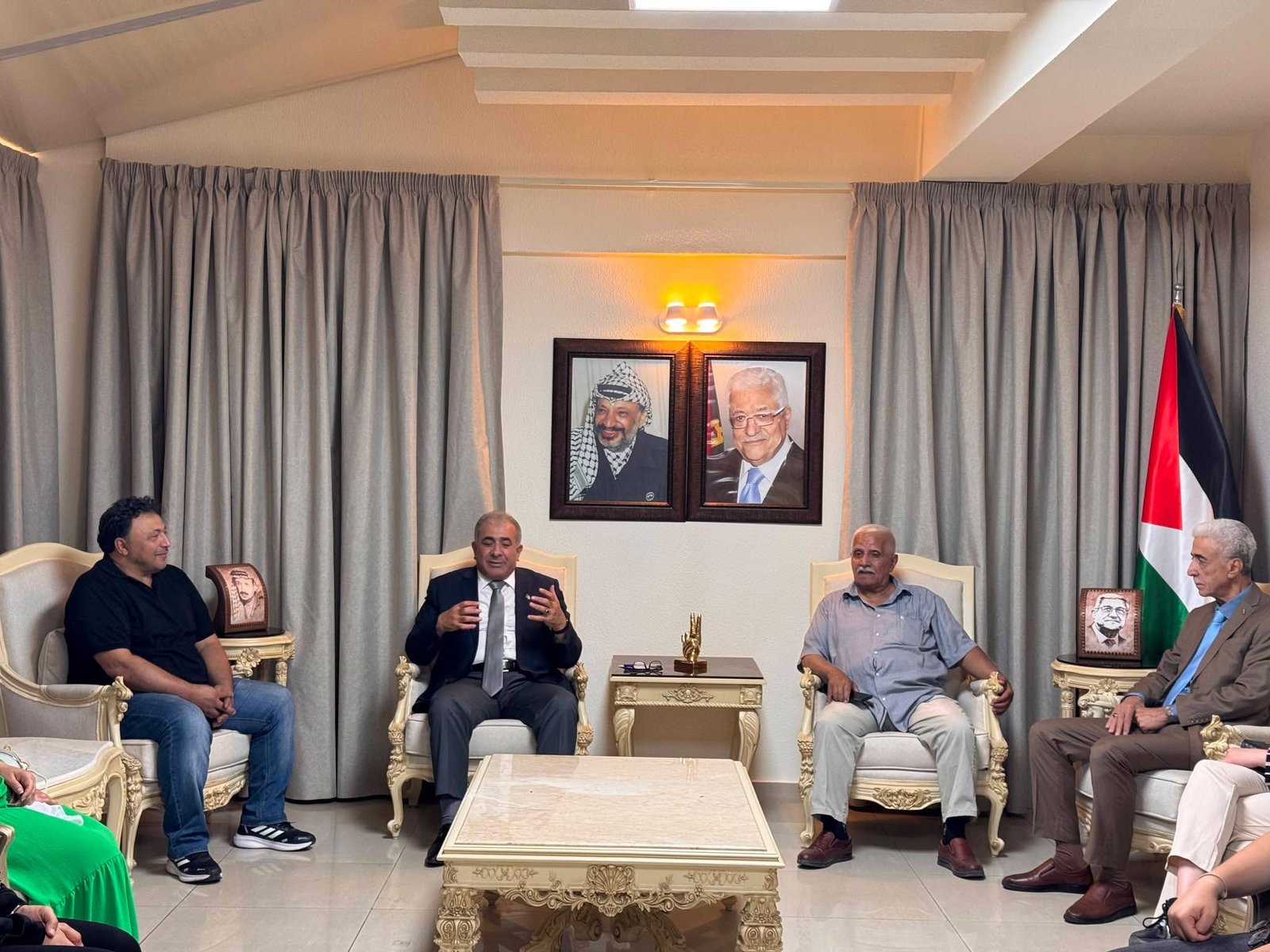 السفير الاسعد يستقبل نادي الشباب العربي الفلسطيني Description  English Content  English Title (English) * Description  Cancel                  Add more media after this  Add Media                          Done