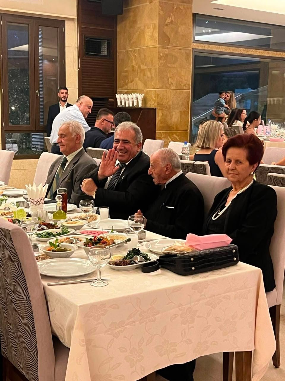 السفير الأسعد يلبي دعوة رعية كنيسة الصعود الألهي للروم الأرثوذكس كفر حباب - غزير ويشارك في عشائها السنوي