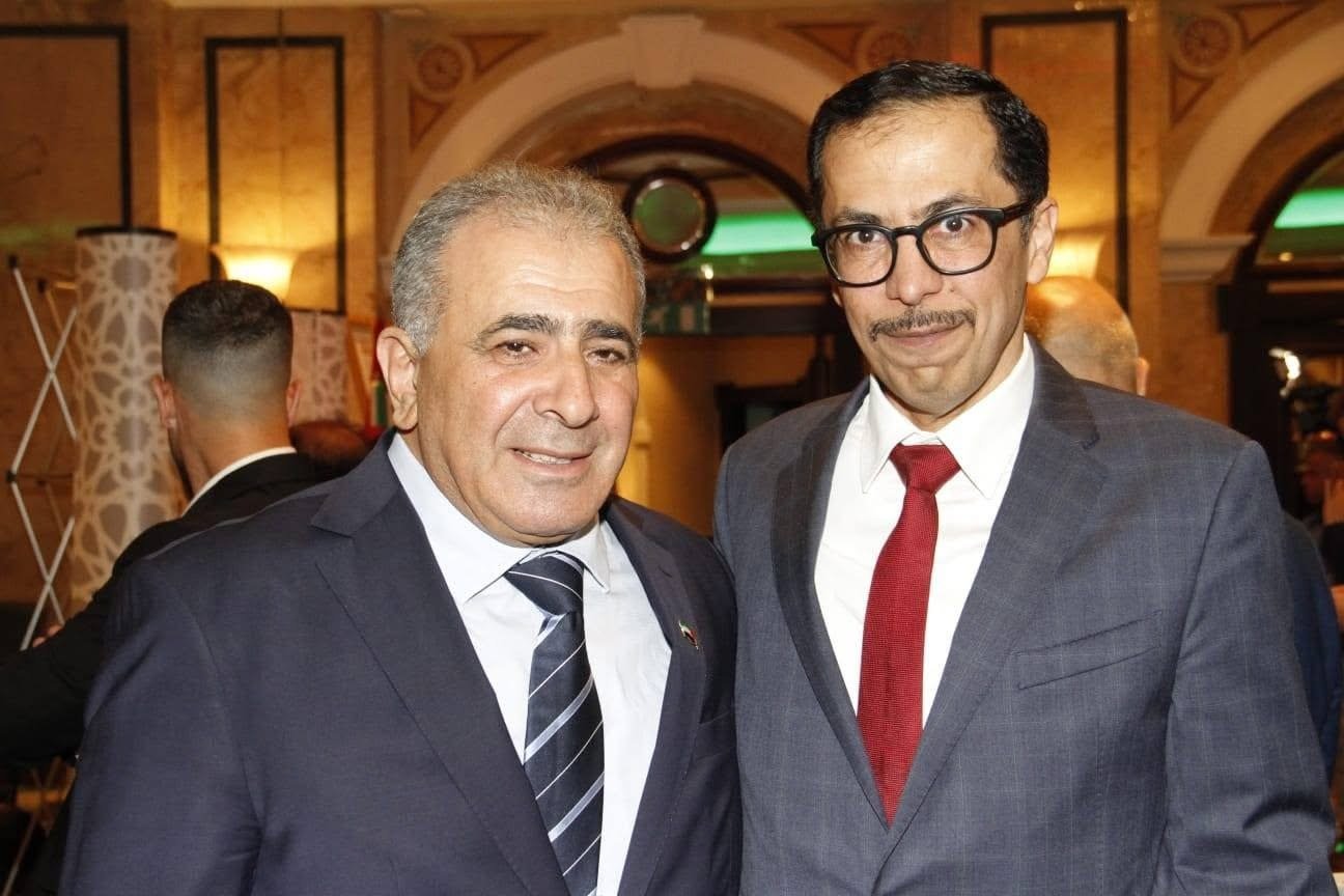 السفير الاسعد يشارك في احتفال السفارة المغربية بمناسبة عيد العرش