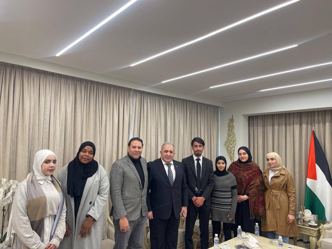 السفير الاسعد يستقبل وفداً من اللقاء الشبابي اللبناني الفلسطيني