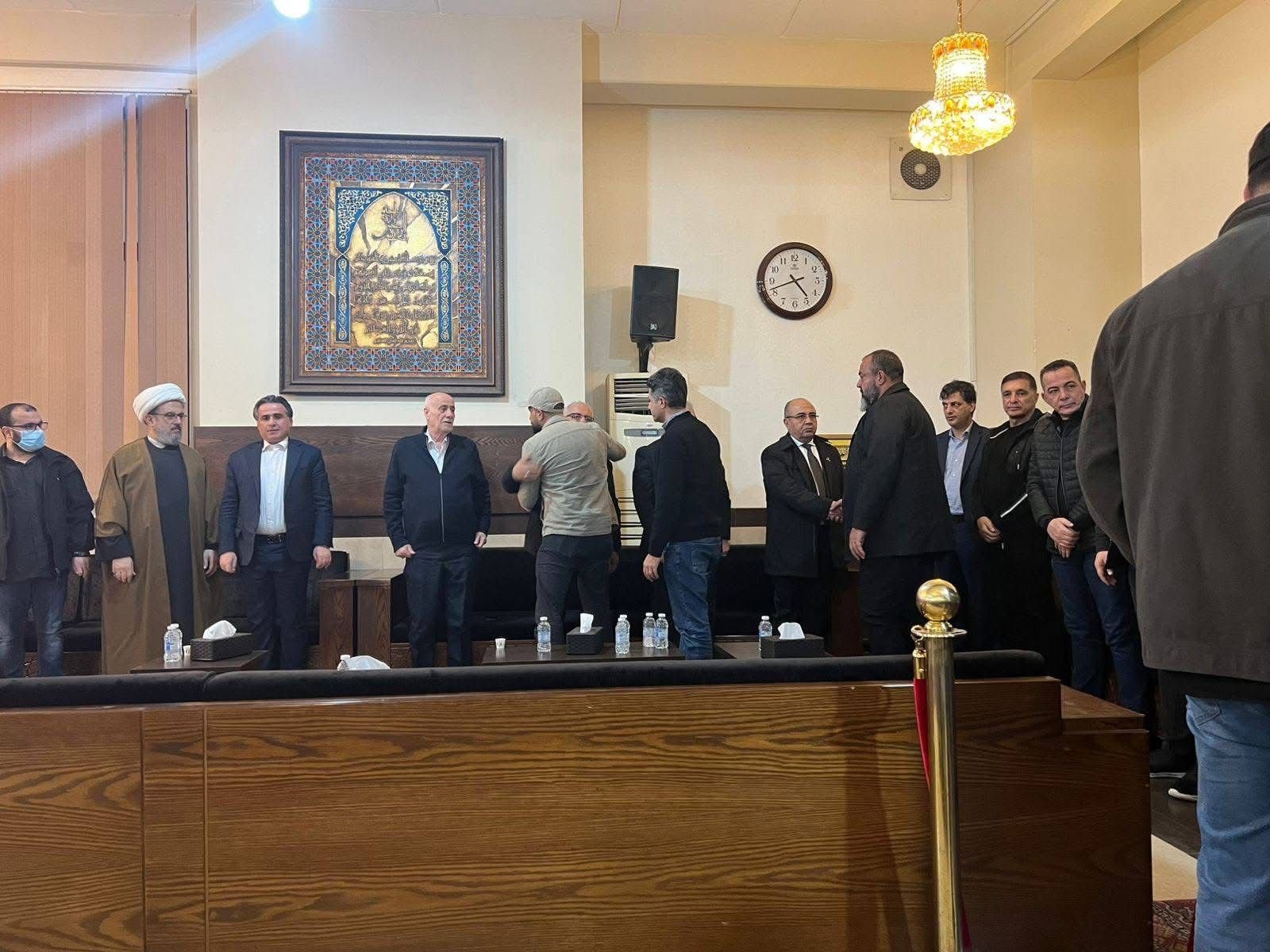 السفير الاسعد يقدم واجب العزاء بوفاة والد السيد نصرالله