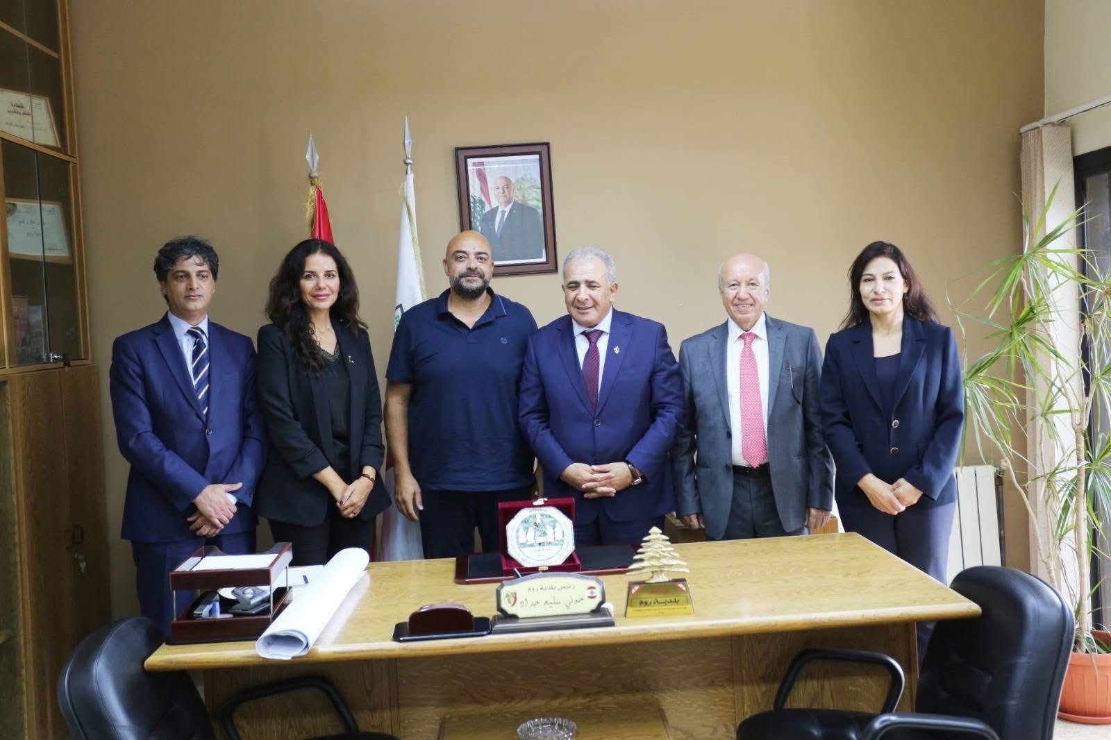 السفير الاسعد يزور جزين وروم وكنيسة مار جاورجيوس