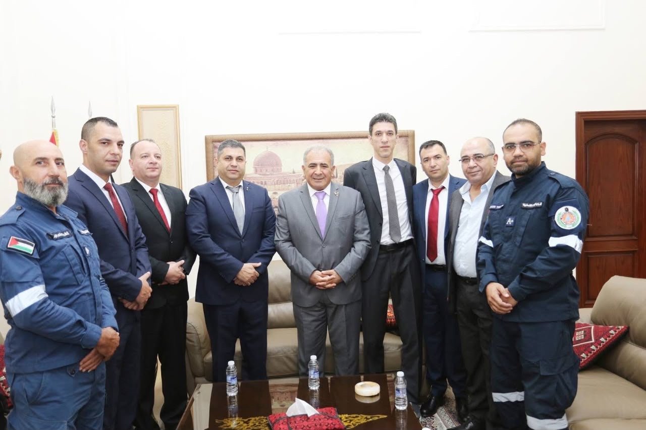 السفير الاسعد يستقبل مدير عام الدفاع المدني الفلسطيني اللواء اكرم ثوابتة على رأس وفد - Image 5
