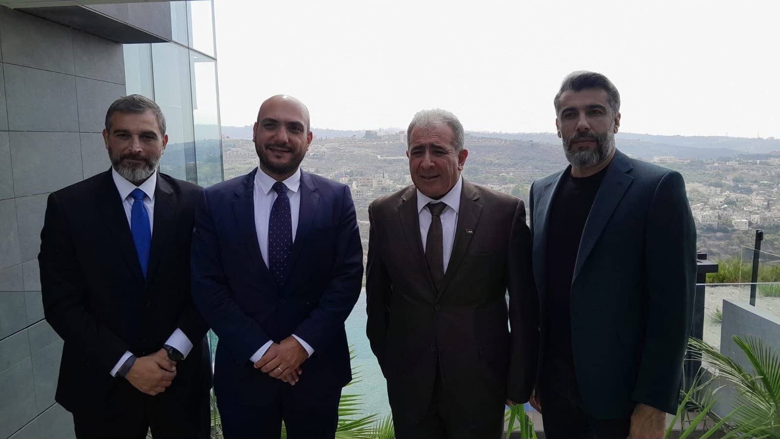 فطور صيداوي على شرف السفير الفلسطيني الدكتور محمد الأسعد في دارة عمر مرجان