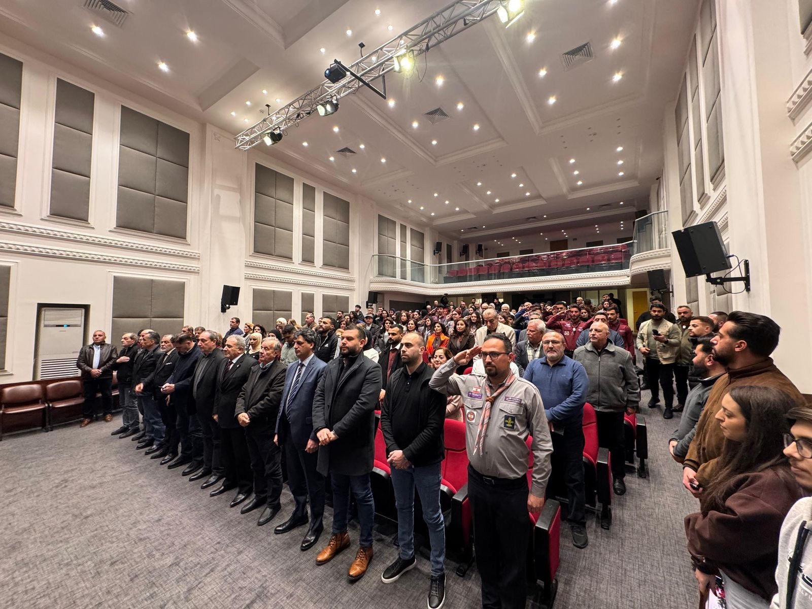 فرقة عشاق الاقصى تحيي امسية فنية وطنية في مكتبة بعقلين الوطنية