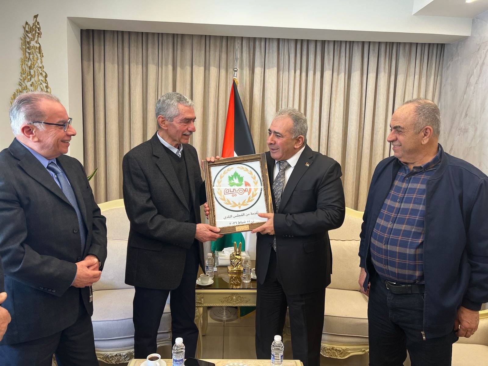 السفير الاسعد يستقبل رئيس بلدية المية ومية على رأس وفد من المجلس البلدي