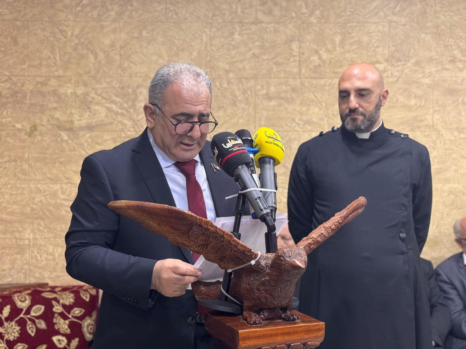 برعاية السفير الاسعد: قداس وجناز عن روح المطران هيلاريون كبوجي وشهداء الشعبين اللبناني والفلسطيني