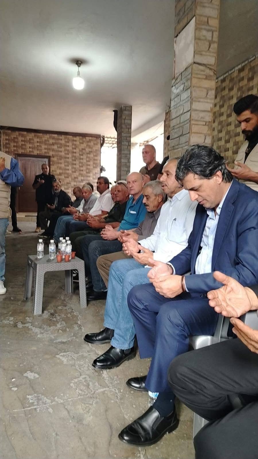 بتوجيهات من الرئيس: السفير الاسعد يعزي عائلة الشهيد علاء الدين النابلسي في مخيم البص جنوب لبنان - Image 10