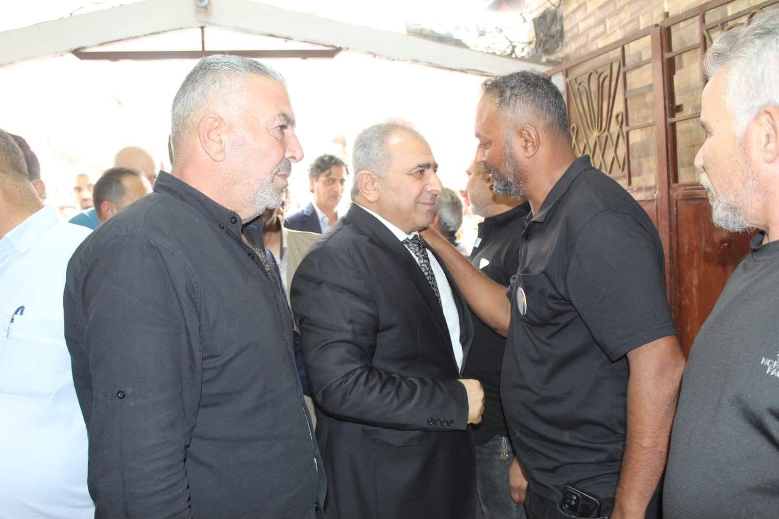 بتوجيهات من الرئيس: السفير الاسعد يعزي عائلة الشهيد علاء الدين النابلسي في مخيم البص جنوب لبنان - Image 10