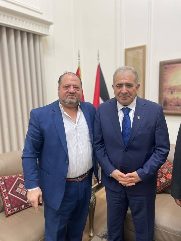 السفير الفلسطيني يبحث مع الدكتور أحمد علوان والأخ حسين عثمان التطورات الفلسطينية - Image 3