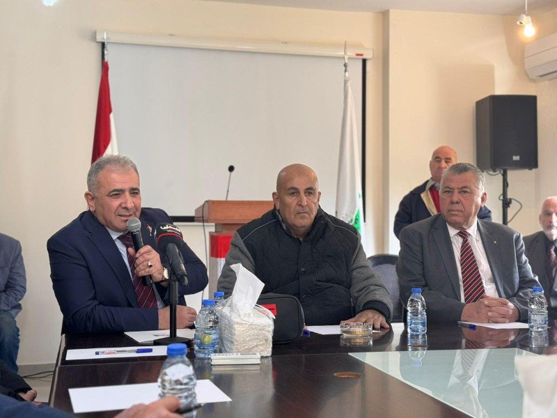 السفير الاسعد يزور بلدة العيشية على رأس وفد ويهنئ المجلس البلدي بمناسبة الاعياد المجيدة