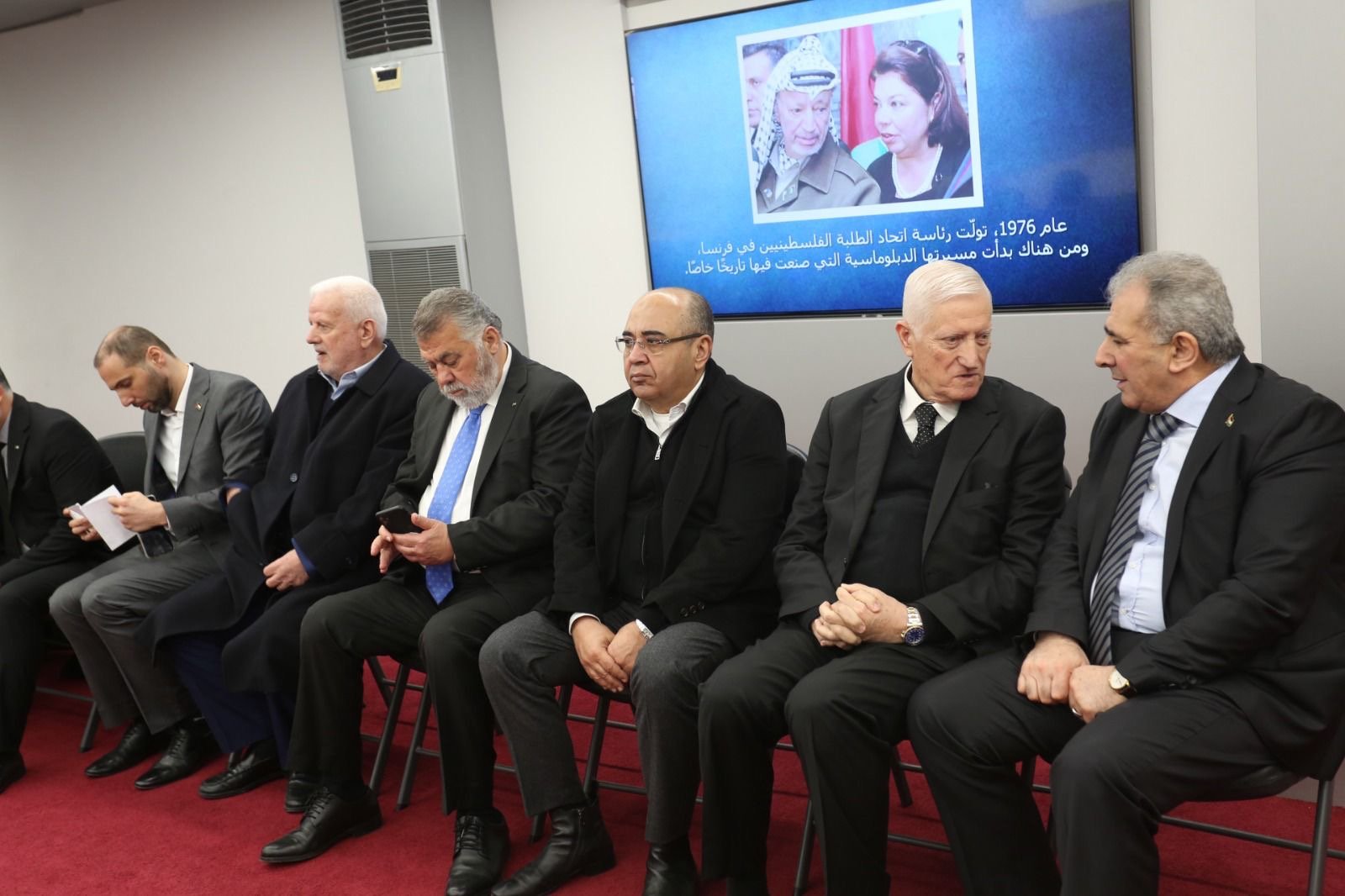 سفارة دولة فلسطين في لبنان تتقبل التعازي بالمناضلة ليلى شهيد