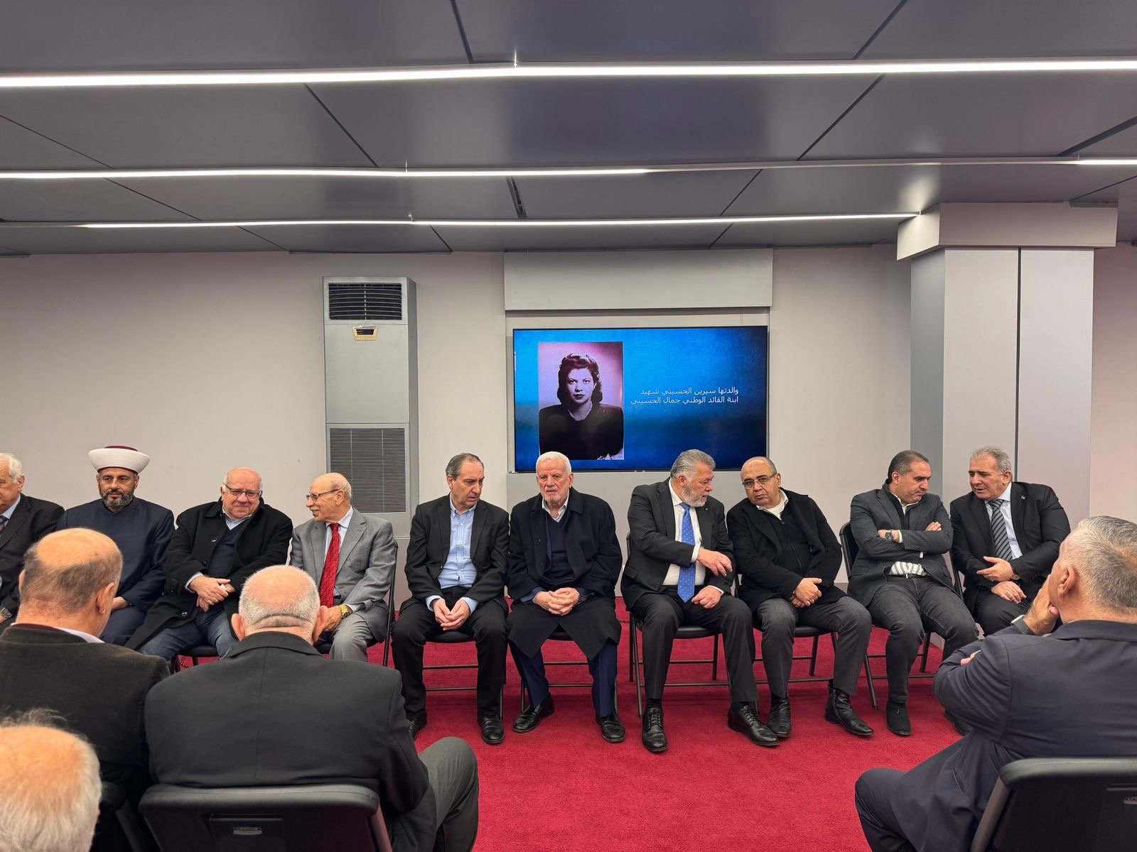 سفارة دولة فلسطين في لبنان تتقبل التعازي بالمناضلة ليلى شهيد