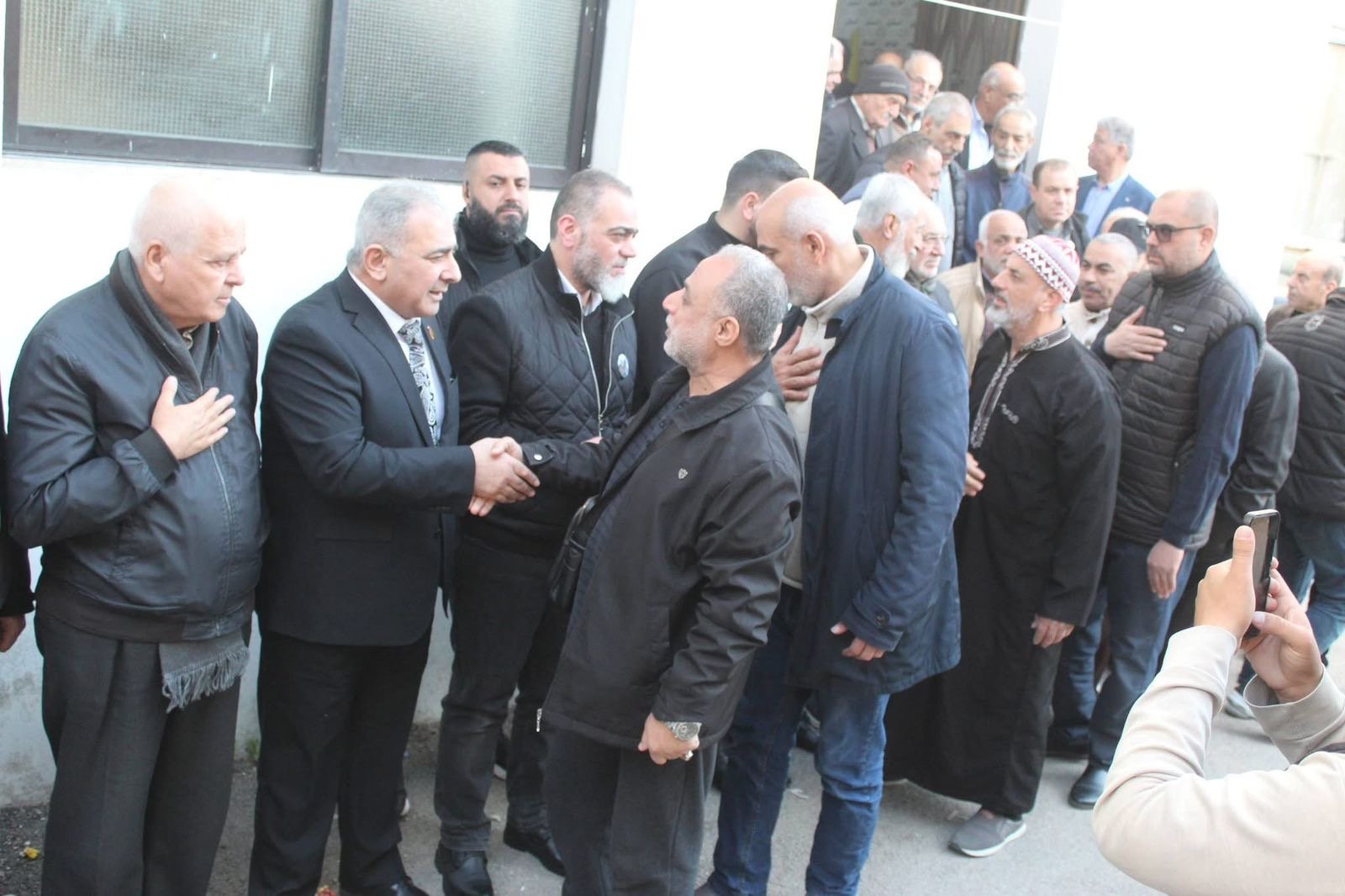 السفير الاسعد في تأبين اللواء اياد العينين: نودع واحدا من أبنائنا الأوفياء الذين أفنوا حياتهم في خدمة فلسطين وقضيتها العادلة